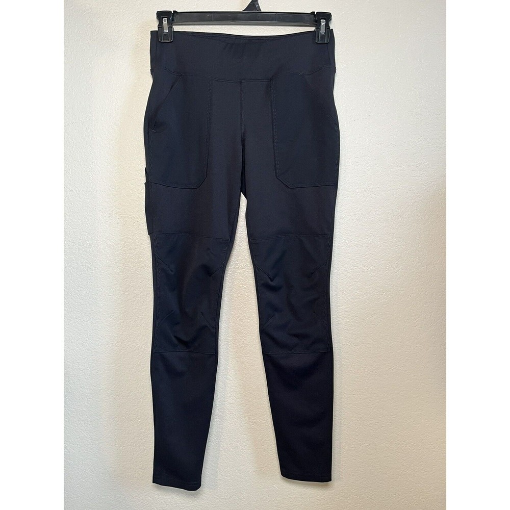 Carhartt Force Fitted Midweight Utility Legging Pants Womens Black Pockets S 4/6